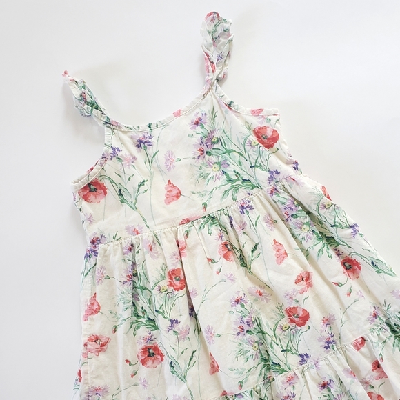 Sz 4 Baby GAP 100% Cotton Floral Print Dress - Picture 3 of 9
